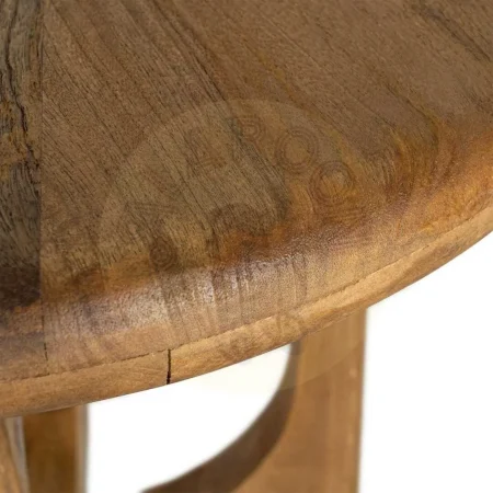 Mesa centro en madera de mango color miel 55x55x47cm - Ixia - 615948IX - foto-secundaria-3