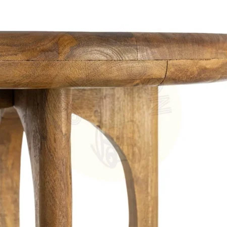 Mesa centro en madera de mango color miel 55x55x47cm - Ixia - 615948IX - foto-secundaria-5