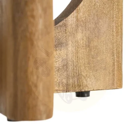 Mesa centro en madera de mango color miel 55x55x47cm - Ixia - 615948IX - foto-secundaria-6