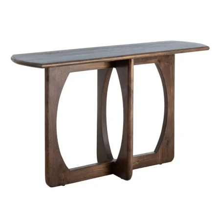 Consola de madera de mango marrón 130x40x75cm - Ixia - 615950IX - foto-blanco
