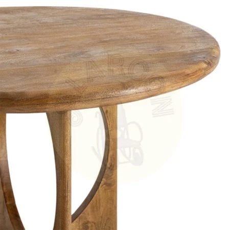 Mesa de comedor miel en madera de mango 125x125x76cm - Ixia - 615952IX - foto-secundaria-1