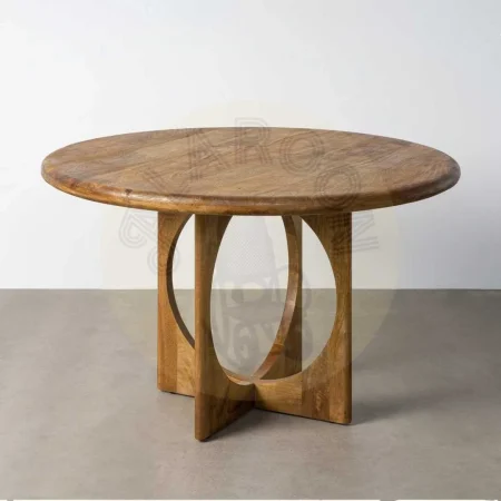 Mesa de comedor miel en madera de mango 125x125x76cm - Ixia - 615952IX - foto-secundaria-10
