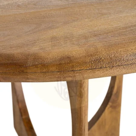 Mesa de comedor miel en madera de mango 125x125x76cm - Ixia - 615952IX - foto-secundaria-3