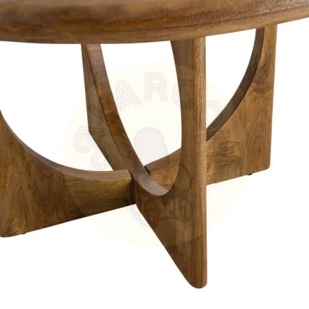 Mesa de comedor miel en madera de mango 125x125x76cm - Ixia - 615952IX - foto-secundaria-5
