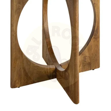 Mesa de comedor miel en madera de mango 125x125x76cm - Ixia - 615952IX - foto-secundaria-6