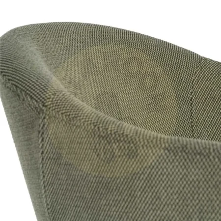 Silla verde tapizada en tejido con patas de metal 54x60x78cm - Ixia - 616032IX - foto-secundaria-4