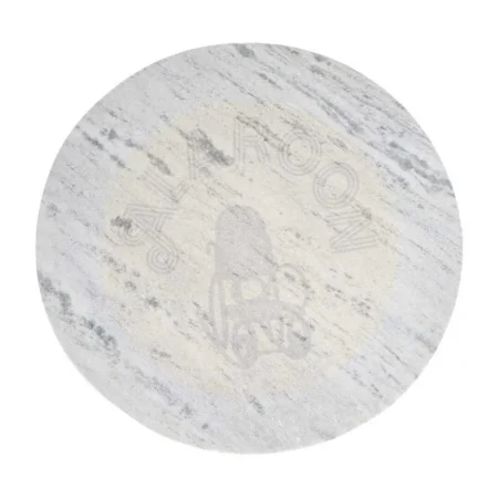 Mesa de centro blanco de piedra natural 100x100x48cm - Ixia - 616079IX - foto-secundaria-4