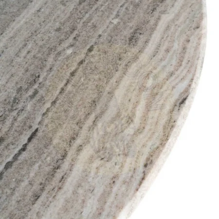 Mesa de centro beige en piedra natural para salón 100x100x48cm - Ixia - 616080IX - foto-secundaria-1