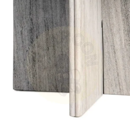 Mesa de centro beige en piedra natural para salón 100x100x48cm - Ixia - 616080IX - foto-secundaria-3