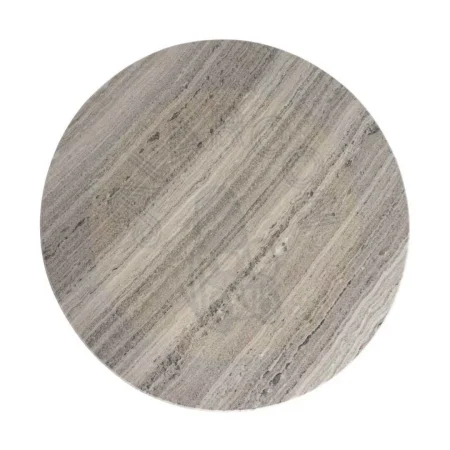 Mesa de centro beige en piedra natural para salón 100x100x48cm - Ixia - 616080IX - foto-secundaria-4
