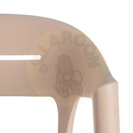 Silla apilable de polipropileno beige de uso contract apta para exterior cumple EN16139 56.50x54x83.50cm - Ixia - 616119IX - foto-secundaria-4