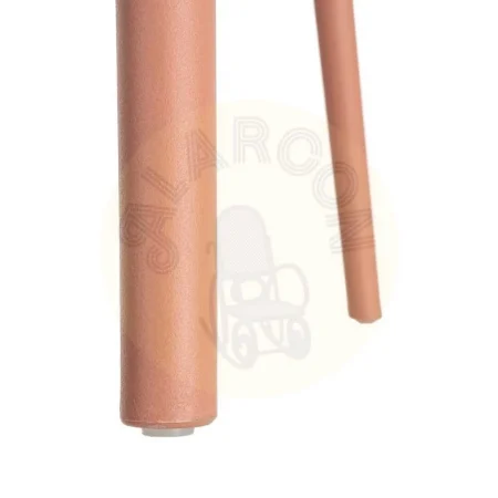 Silla apilable de polipropileno terracota apta para exterior altura asiento 45cm certificada EN16139 53.50x56x83cm - Ixia - 616120IX - foto-secundaria-8