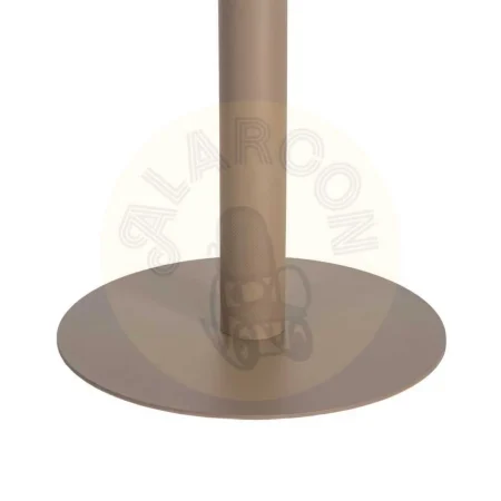 Mesa de salón beige en metal 70x70x73cm - Ixia - 616121IX - foto-secundaria-3