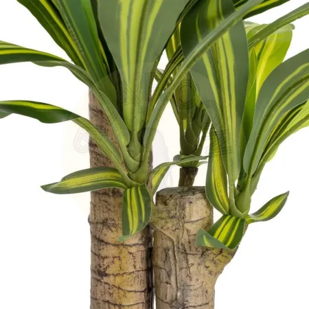 Planta artificial drácena verde en poliéster con macetero 70x110cm - Ixia - 616124IX - foto-secundaria-2