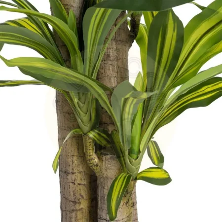 Planta artificial Dracaena verde con hojas de polietileno y macetero de PVC 100x140cm - Ixia - 616125IX - foto-secundaria-2