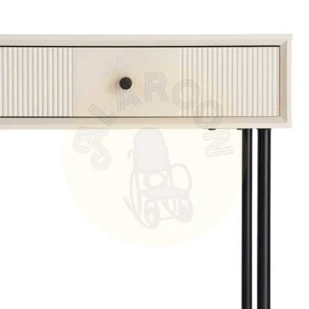 Consola crema en DM y hierro con cajones 90x35x75cm - Ixia - 616136IX - foto-secundaria-7