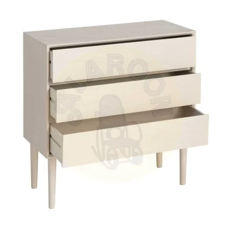 Cómoda crema en DM para dormitorio 75x35x75cm - Ixia - 616140IX - foto-secundaria-1