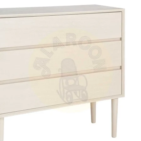 Cómoda crema en DM para dormitorio 75x35x75cm - Ixia - 616140IX - foto-secundaria-2