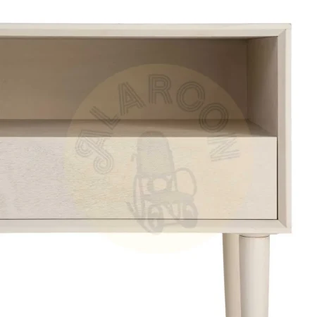 Mesita de noche crema en DM con cajón 50x35x50cm - Ixia - 616141IX - foto-secundaria-5
