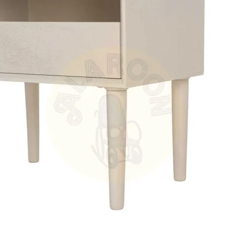 Mesita de noche crema en DM con cajón 50x35x50cm - Ixia - 616141IX - foto-secundaria-6