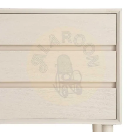 Mesita crema en DM con cajón y patas 50x35x62.50cm - Ixia - 616142IX - foto-secundaria-4