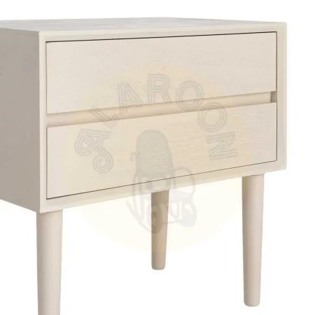 Mesita crema en DM para dormitorio 50x35x50cm - Ixia - 616143IX - foto-secundaria-2