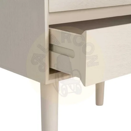 Mesita crema en DM para dormitorio 50x35x50cm - Ixia - 616143IX - foto-secundaria-4
