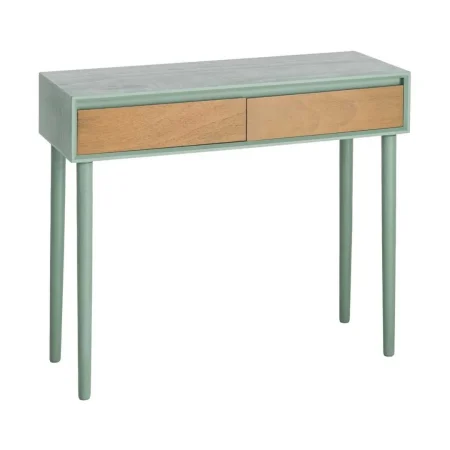 Consola verde en DM para entrada con cajones 90x35x75cm - Ixia - 616144IX - foto-blanco