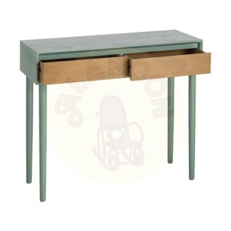 Consola verde en DM para entrada con cajones 90x35x75cm - Ixia - 616144IX - foto-secundaria-1
