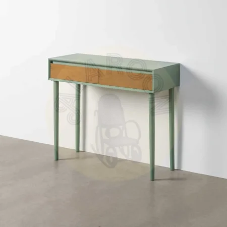 Consola verde en DM para entrada con cajones 90x35x75cm - Ixia - 616144IX - foto-secundaria-7