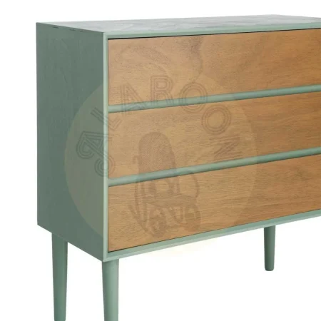 Cómoda verde en DM para dormitorio 75x35x75cm - Ixia - 616145IX - foto-secundaria-2