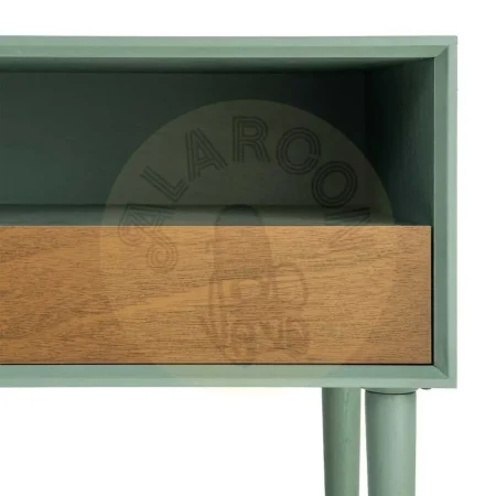 Mesita de dormitorio con cajón lacada en DM color verde 50x35x50cm - Ixia - 616146IX - foto-secundaria-5