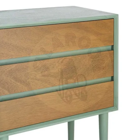 Mesita de dormitorio verde en DM con cajón 50x35x62.50cm - Ixia - 616147IX - foto-secundaria-2