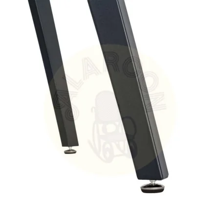 Mesa extensible marrón en DM y metal para salón hasta 200cm 160x90x76cm - Ixia - 616172IX - foto-secundaria-6