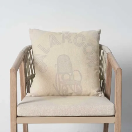 Silla de acero y rattán PE de exterior con cojines desenfundables 54x61x78cm - Ixia - 616179IX - foto-secundaria-2
