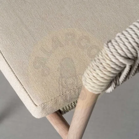 Taburete apilable de acero y rattán PE con cojines desenfundables tejido olefina apto exterior 59x58x100.50cm - Ixia - 616180IX - foto-secundaria-6