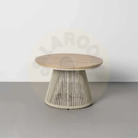 Conjunto jardín Duna en acero y ratán PE con sofá 2 sillones y mesa de centro con tablero polywood y tejido 100% olefina 1x0x0cm - Ixia - 616184IX - foto-secundaria-13