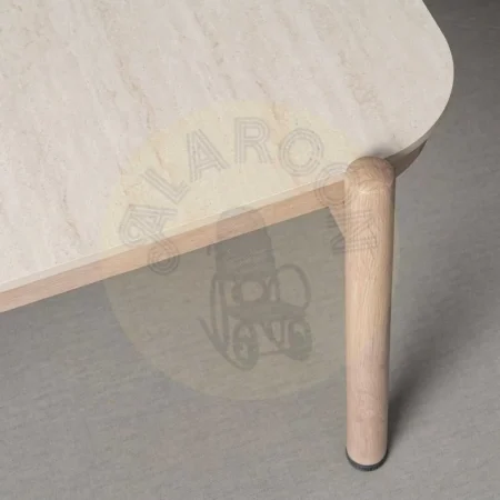 Conjunto jardín Salina sofá 2 sillones y mesa centro acero y rattán PE con tablero de piedra sinterizada 1x0x0cm - Ixia - 616185IX - foto-secundaria-11