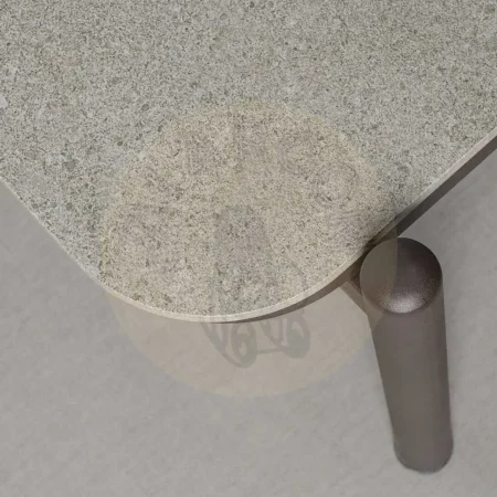 Conjunto de jardín Cala en acero y ratán PE con 1 sofá 2 sillones y mesa centro con tablero de piedra sinterizada y cojines desenfundables 1x0x0cm - Ixia - 616186IX - foto-secundaria-12