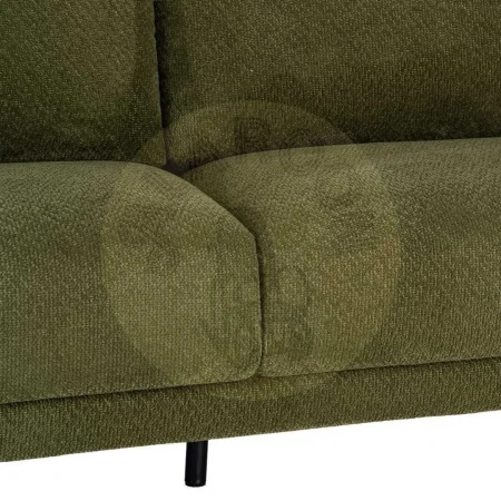 Sofá verde tapizado en tejido 100% poliéster con estructura de madera de eucalipto 191x80x88cm - Ixia - 616191IX - foto-secundaria-5