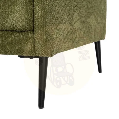 Sofá verde tapizado en tejido 100% poliéster con estructura de madera de eucalipto 191x80x88cm - Ixia - 616191IX - foto-secundaria-9