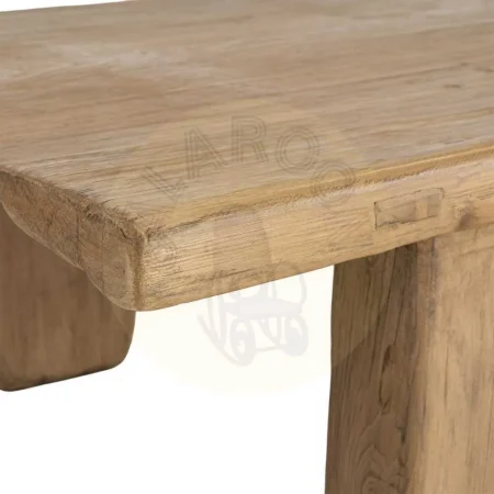 Mesa de centro en madera de pino reciclada para salón 178x69x35cm - Ixia - 616197IX - foto-secundaria-3