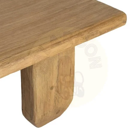 Mesa de centro en madera de pino reciclada para salón 178x69x35cm - Ixia - 616197IX - foto-secundaria-5