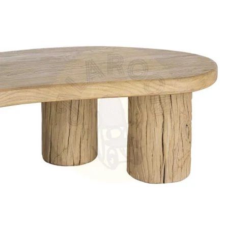 Mesa de centro en madera de olmo reciclada para salón 127x69x38cm - Ixia - 616198IX - foto-secundaria-1