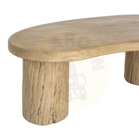 Mesa de centro en madera de olmo reciclada para salón 127x69x38cm - Ixia - 616198IX - foto-secundaria-2