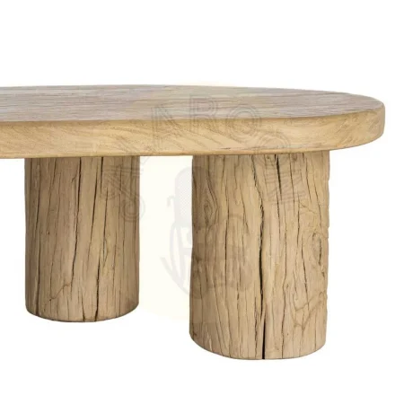 Mesa de centro en madera de olmo reciclada para salón 127x69x38cm - Ixia - 616198IX - foto-secundaria-4