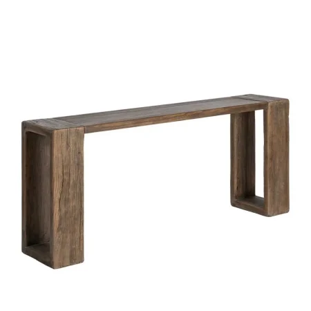 Consola para entrada madera de olmo reciclada 178x38x76cm - Ixia - 616201IX - foto-blanco