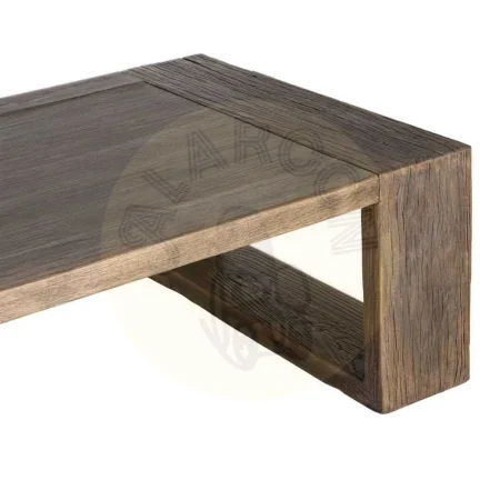 Mesa de centro para salón en madera de olmo reciclada 160x80x43cm - Ixia - 616202IX - foto-secundaria-1