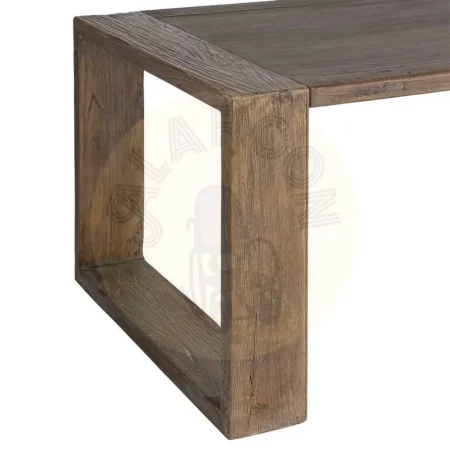 Mesa de comedor en madera de olmo reciclada para salón con patas separadas 160cm 200x100x76cm - Ixia - 616203IX - foto-secundaria-2
