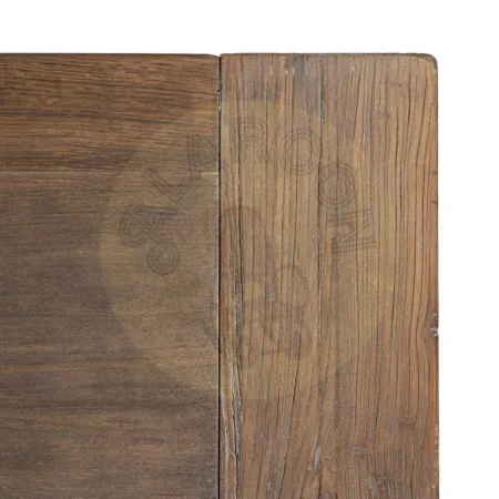 Mesa de comedor en madera de olmo reciclada para salón con patas separadas 160cm 200x100x76cm - Ixia - 616203IX - foto-secundaria-7